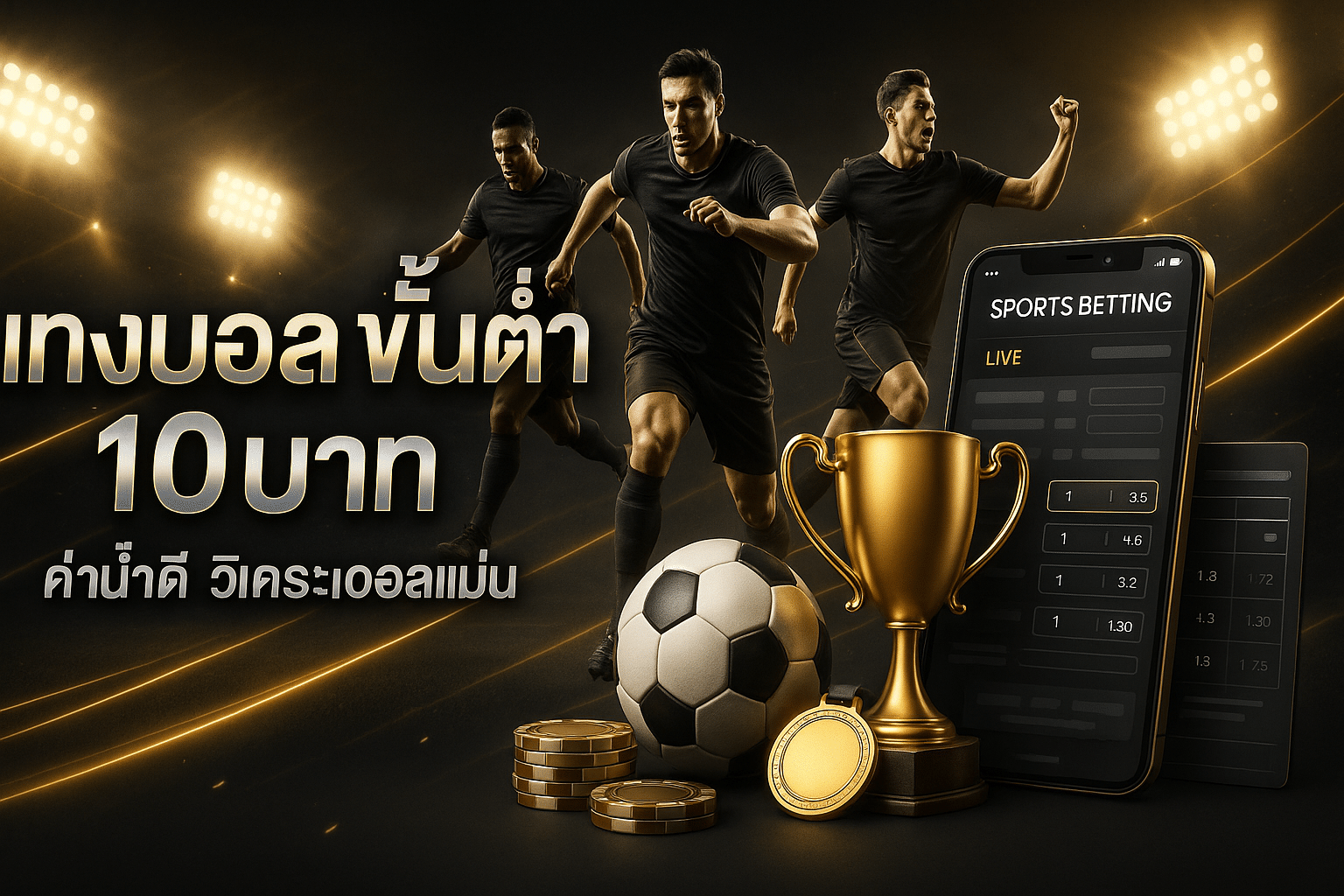 แทงบอลขั้นต่ำ 10บาท